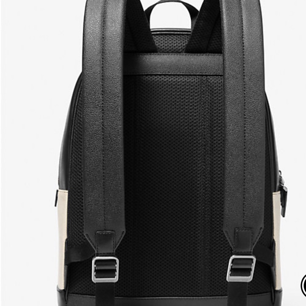 Michael Kors Cooper Canvas dome Backpack NWT new with tag white - Picture 4 of 15